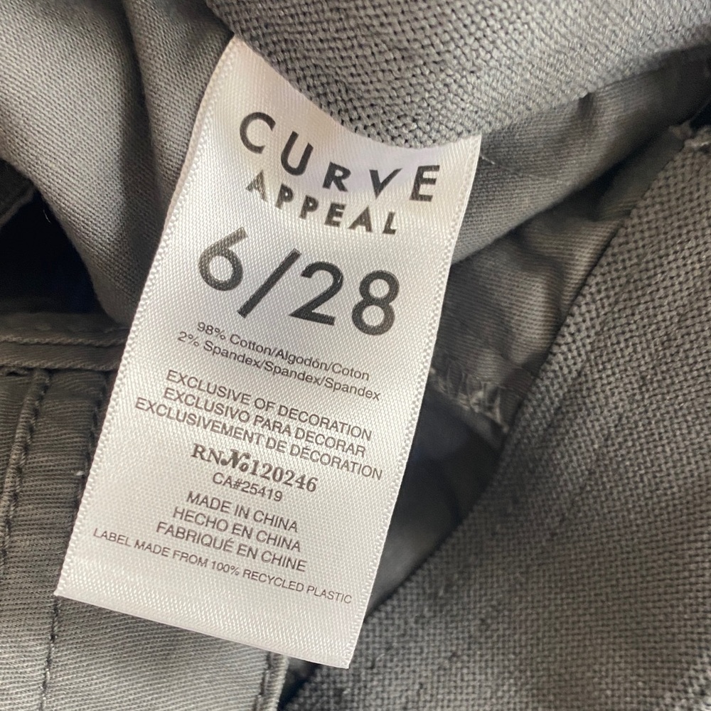 Women's Casual Utility Pants in Charcoal - Picture 6 of 7